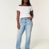 Curvy High-Rise Medium Wash Straight Farkut Curvy High-Rise Medium Wash Straight Farkut