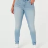 Curvy High-Rise Medium Wash Super Skinny Farkut Curvy High-Rise Medium Wash Super Skinny Farkut