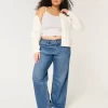 Curvy Mid Rise Medium Wash Baggy Farkut Curvy Mid Rise Medium Wash Baggy Farkut