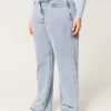Curvy Mid Rise Medium Wash Baggy Farkut Curvy Mid Rise Medium Wash Baggy Farkut