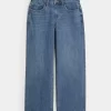 Curvy Mid Rise Medium Wash Baggy Farkut Curvy Mid Rise Medium Wash Baggy Farkut
