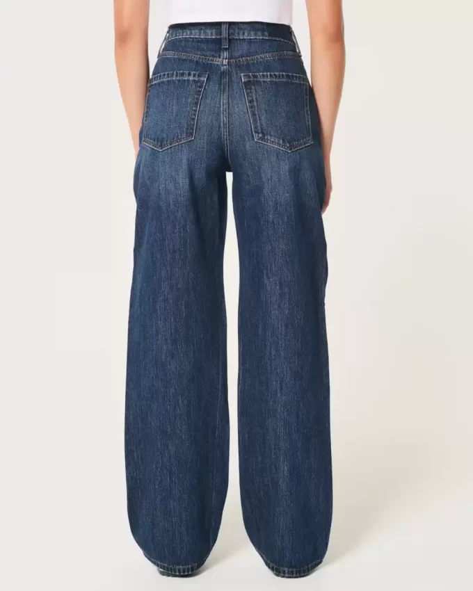 Curvy Ultra High-Rise Dark Wash Baggy Farkut Curvy Ultra High-Rise Dark Wash Baggy Farkut