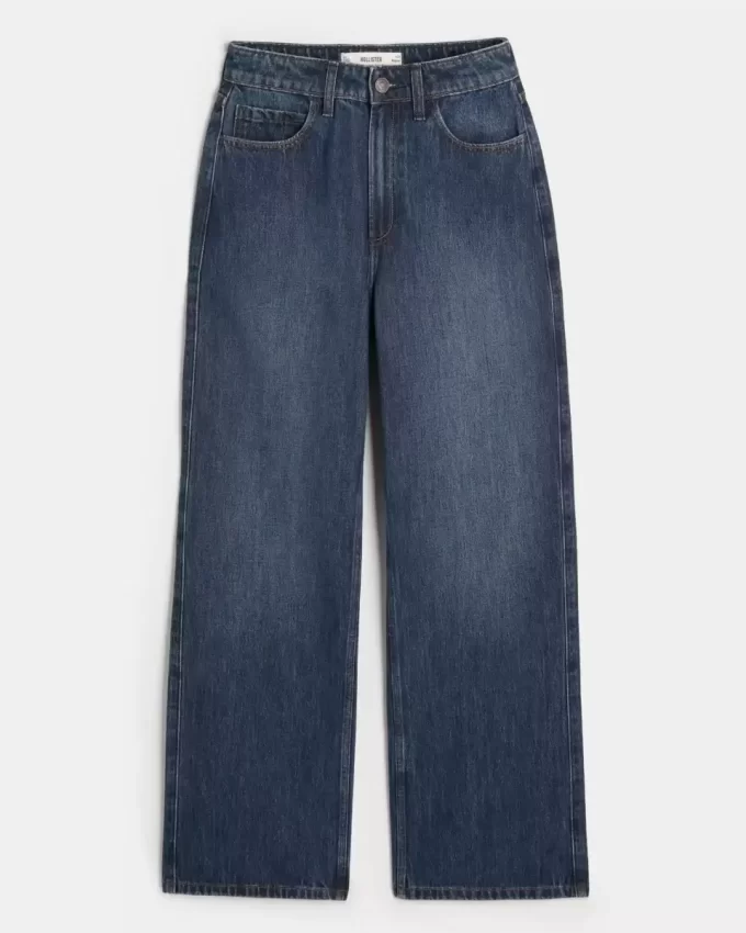 Curvy Ultra High-Rise Dark Wash Baggy Farkut Curvy Ultra High-Rise Dark Wash Baggy Farkut
