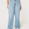 Curvy Ultra High-Rise Medium Wash Baggy Farkut Curvy Ultra High-Rise Medium Wash Baggy Farkut
