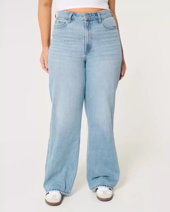 Curvy Ultra High-Rise Medium Wash Baggy Farkut Curvy Ultra High-Rise Medium Wash Baggy Farkut