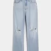 Curvy Ultra High-Rise repeytys Light Wash Dad Farkut Curvy Ultra High-Rise repeytys Light Wash Dad Farkut