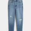 Curvy Ultra High-Rise repeytys Medium Wash Mom Farkut Curvy Ultra High-Rise repeytys Medium Wash Mom Farkut