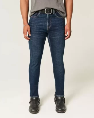 Dark Wash Athletic Skinny Farkut