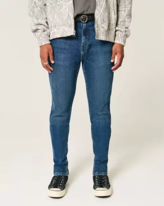 Dark Wash Athletic Skinny Farkut