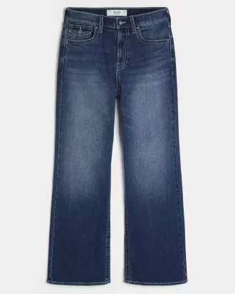 Dark Wash Baggy Bootcut farkut