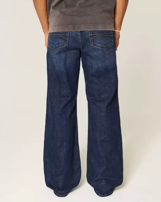 Dark Wash Baggy Bootcut farkut Dark Wash Baggy Bootcut farkut
