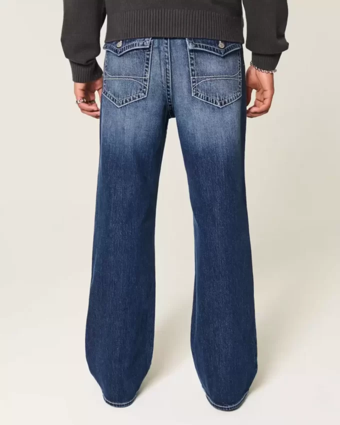 Dark Wash Baggy Bootcut farkut Dark Wash Baggy Bootcut farkut