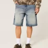 Dark Wash Baggy Denim shortsit Dark Wash Baggy Denim shortsit