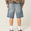 Dark Wash Baggy Denim shortsit Dark Wash Baggy Denim shortsit
