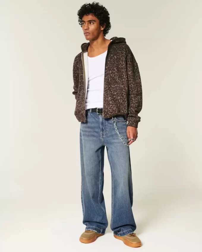 Dark Wash Dice Graphic Super Baggy Farkut Dark Wash Dice Graphic Super Baggy Farkut