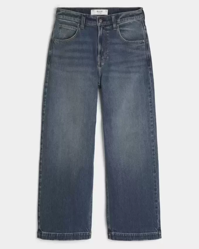 Dark Wash Dice Graphic Super Baggy Farkut Dark Wash Dice Graphic Super Baggy Farkut
