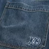 Dark Wash Logo Embroidery Super Baggy Farkut Dark Wash Logo Embroidery Super Baggy Farkut