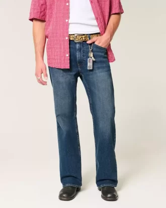 Dark Wash Relaxed Bootcut farkut