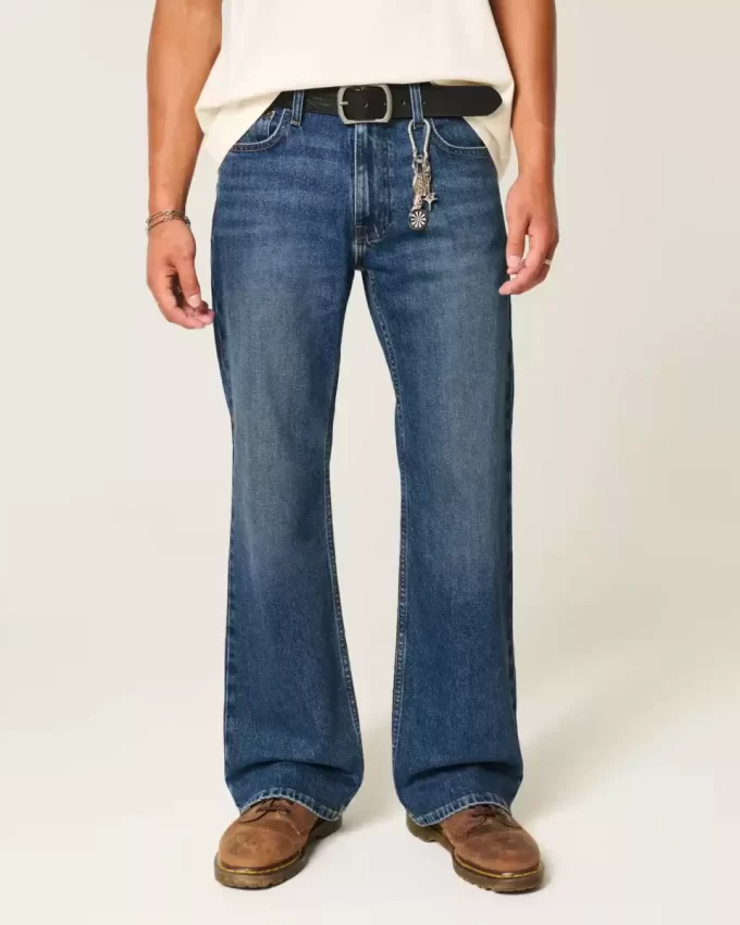 Dark Wash Relaxed Bootcut farkut