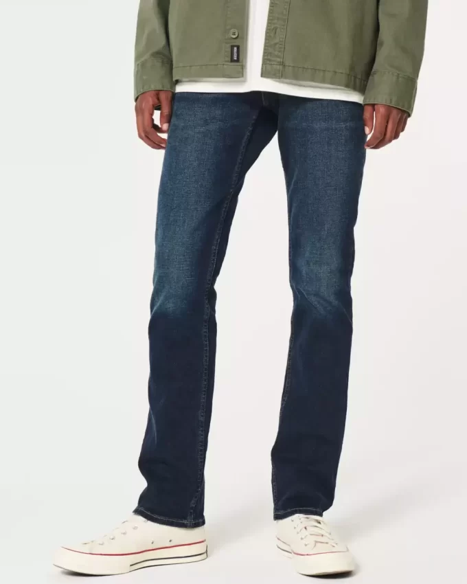 Dark Wash Slim Straight Farkut Dark Wash Slim Straight Farkut