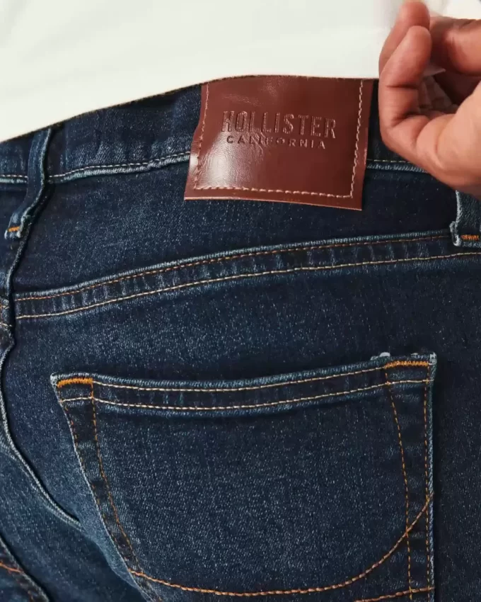 Dark Wash Slim Straight Farkut Dark Wash Slim Straight Farkut