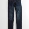 Dark Wash Slim Straight Farkut Dark Wash Slim Straight Farkut