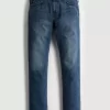 Dark Wash Slim Straight Farkut Dark Wash Slim Straight Farkut