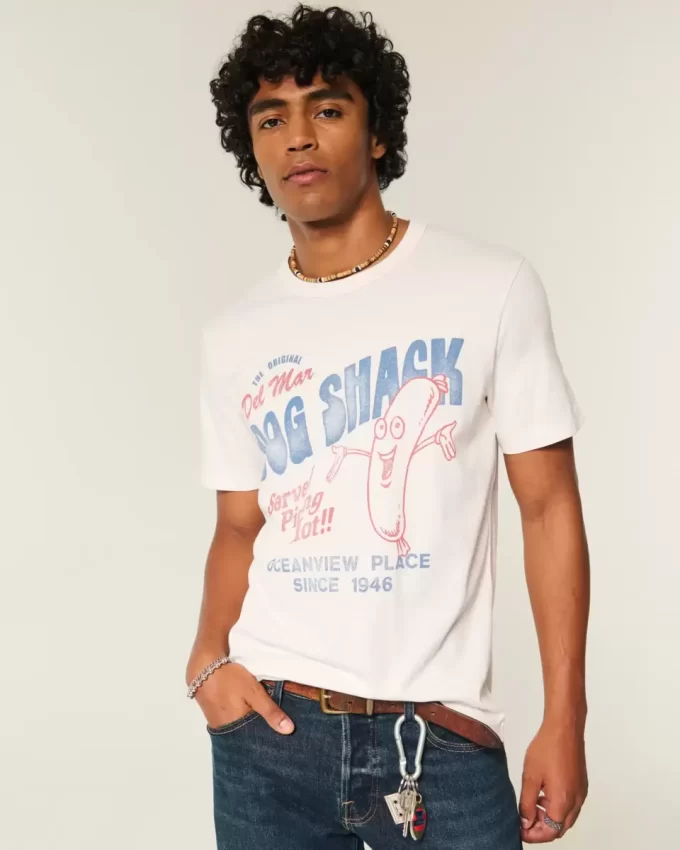 Del Mar Dog Shack Graphic T-paita Del Mar Dog Shack Graphic T-paita