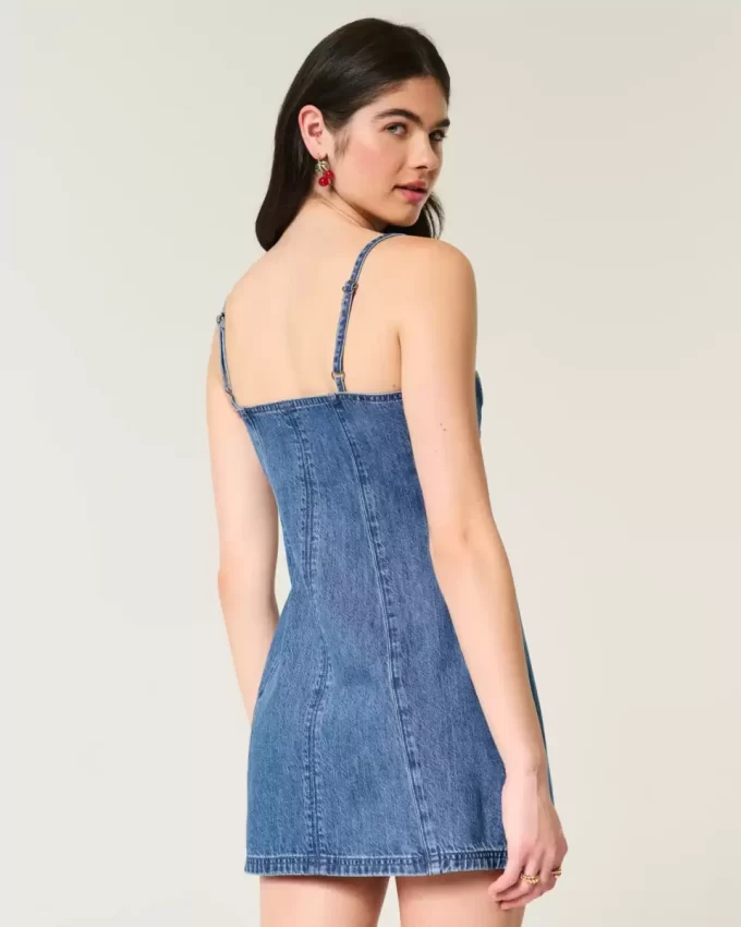 Denim Cherry Graafinen minimekko Denim Cherry Graafinen minimekko