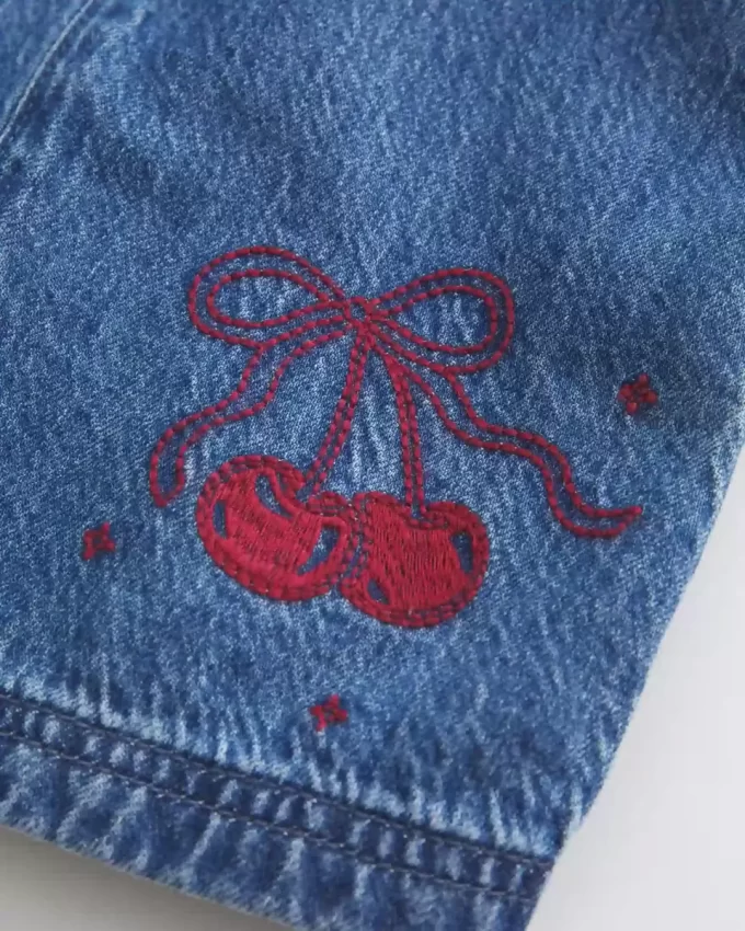 Denim Cherry Graafinen minimekko Denim Cherry Graafinen minimekko