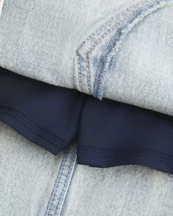 Denim Mini Skort Denim Mini Skort