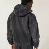 Denim vetoketjullinen luistelijatakki Denim vetoketjullinen luistelijatakki