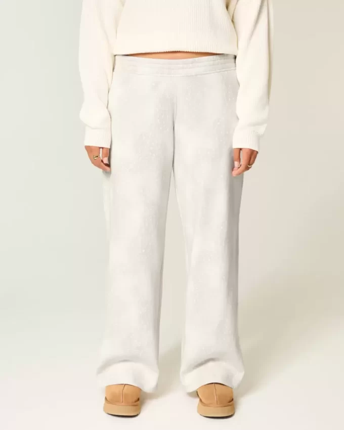 Doe Print Baggy collegehousut Doe Print Baggy collegehousut