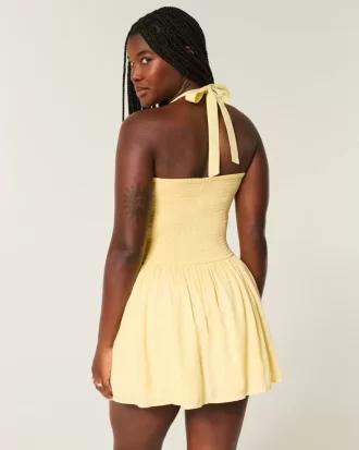 Drop Waist Halter -minimekko