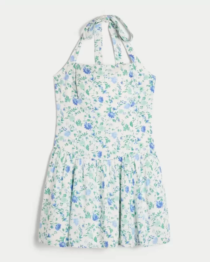 Drop Waist Halter -minimekko