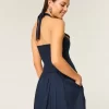 Drop Waist Halter -minimekko