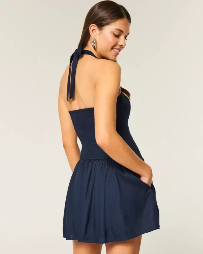 Drop Waist Halter -minimekko