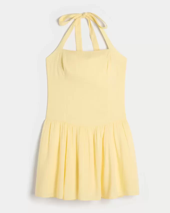 Drop Waist Halter -minimekko