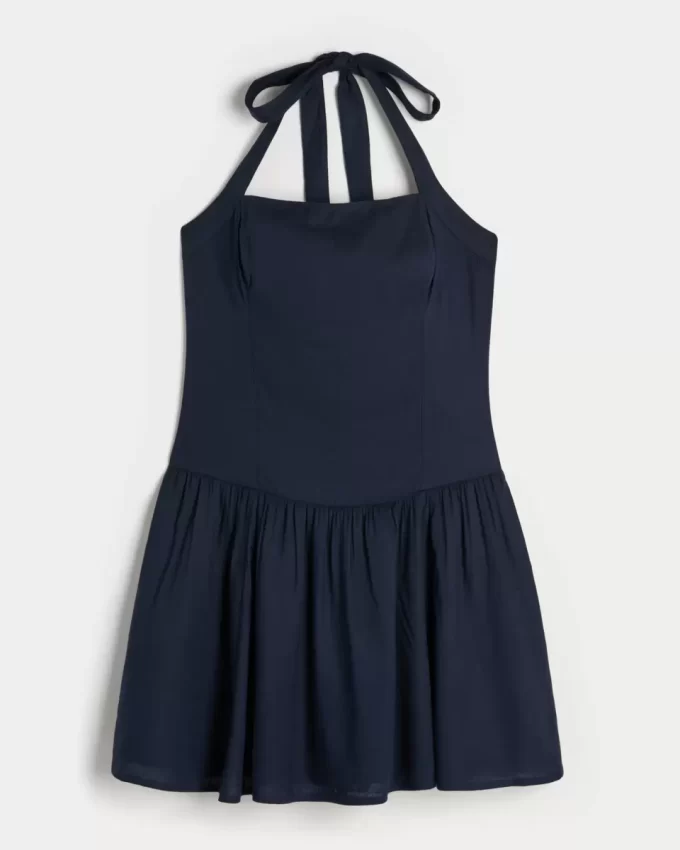 Drop Waist Halter -minimekko