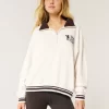 Easy Boston Tennis Club Graphic Half-Zip -huppari