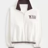 Easy Boston Tennis Club Graphic Half-Zip -huppari