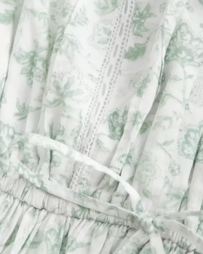 Easy Crop olkaimeton pitsi upotettu putkitoppi Easy Crop olkaimeton pitsi upotettu putkitoppi