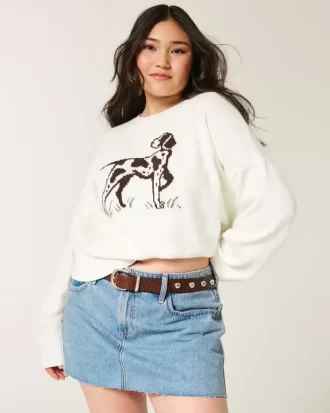 Easy Dog Graphic Crew -villapaita