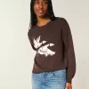 Easy Flying Birds Graphic Crew -villapaita