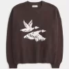 Easy Flying Birds Graphic Crew -villapaita