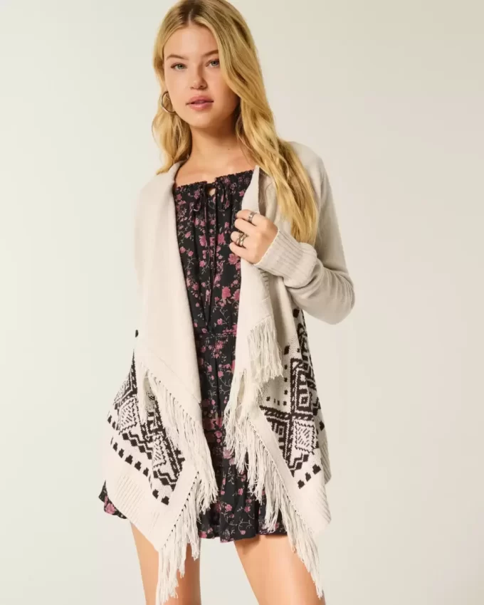 Easy Fringe No-Close neuletakki
