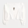 Easy Graphic Double Off-the-Shoulder collegepaita Easy Graphic Double Off-the-Shoulder collegepaita