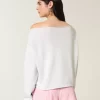 Easy Graphic Double Off-the-Shoulder collegepaita Easy Graphic Double Off-the-Shoulder collegepaita