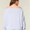 Easy Graphic Double Off-the-Shoulder collegepaita Easy Graphic Double Off-the-Shoulder collegepaita