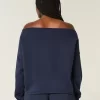 Easy Graphic Double Off-the-Shoulder collegepaita Easy Graphic Double Off-the-Shoulder collegepaita